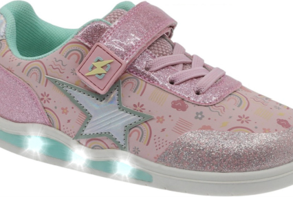 Zapatillas con luces Rosas- Beppi